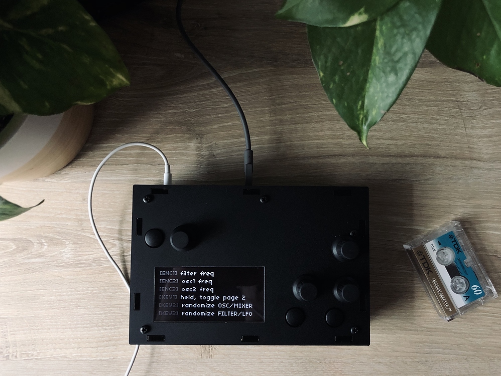 Picture of grendy (v1) script on Monome Norns